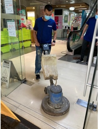 商場大堂雲石拋光